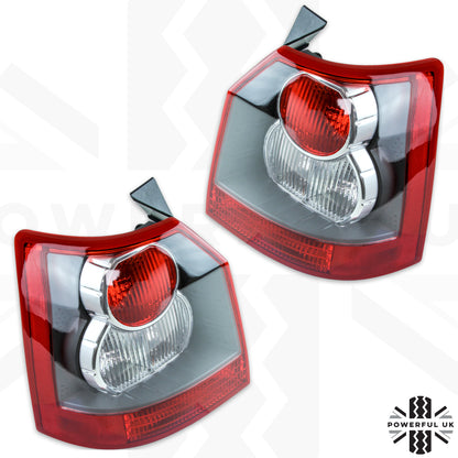 Rear Light Assembly for Freelander 2 (2007-10) Red Brake Lens - Pair