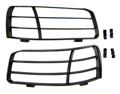 Front Light Guards - Black - for Land Rover Freelander 1 upto 2004