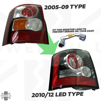 2012 Spec Rear LED Light Kit (includes reisistor looms) for Range Rover Sport L320 2005-09 - Aftermarket