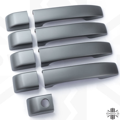 Door Handle Covers (9pc set) for Range Rover L322 -  Brunel Grey