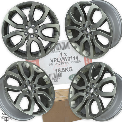 20" Alloy Wheels (Style 5004) - Satin Grey Gold - Set of 4 for Range Rover Evoque Genuine