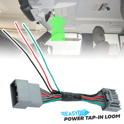 Dash Cam Power Tap-In Loom for Range Rover Evoque 1 with LATE overhead console (2014+)