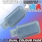 WHITE-RED-BLUE LED interior Footwell ambient lamp upgrade for Range Rover L405 (2pc)