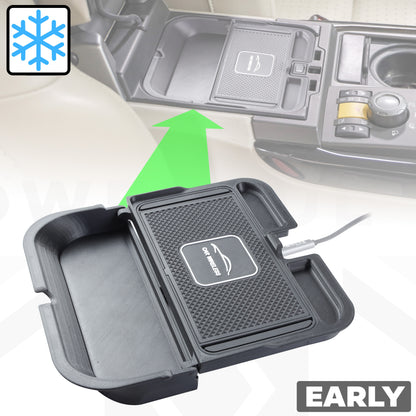 Cubby Box Wireless Phone Charging Kit for Range Rover Sport L320 (with EARLY Fridge)