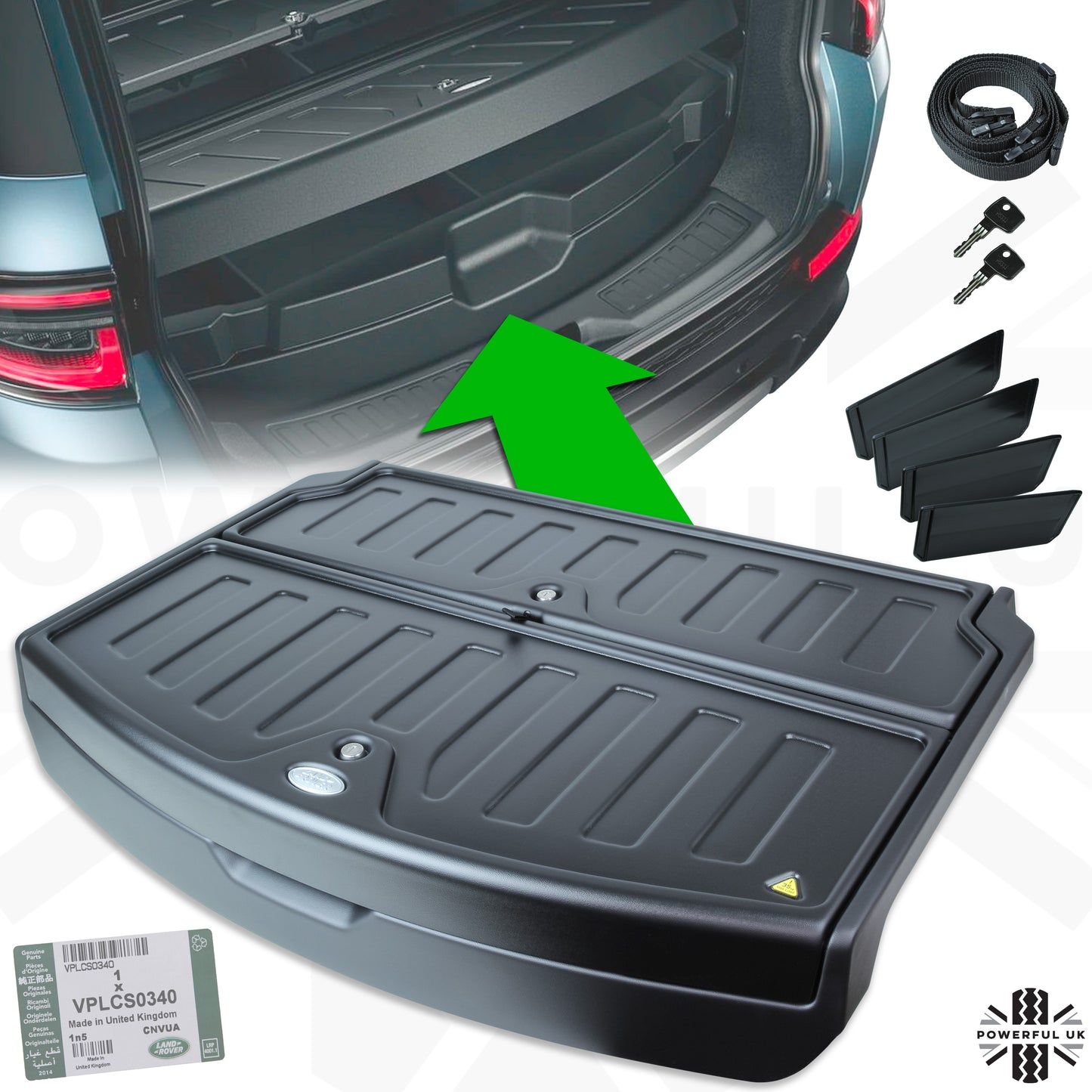 Boot Loadspace Organiser Box for Land Rover Discovery Sport