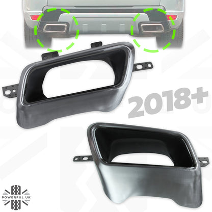 Exhaust Finishers for Range Rover Sport L494 2018+ - Stainless Steel