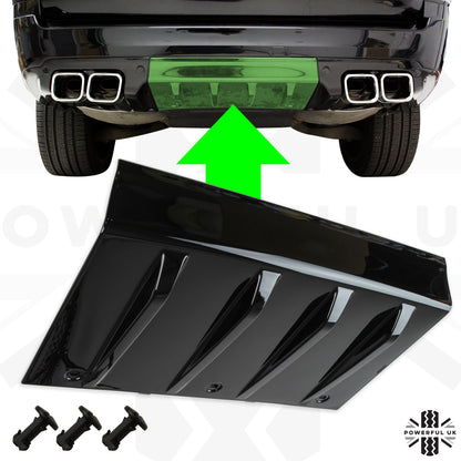 Rear Tow Eye Cover for Range Rover L405 SVO Bumper - Gloss Black