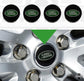 Genuine 4x Black Green Alloy Wheel Centre Caps for Range Rover Evoque 2 2019+