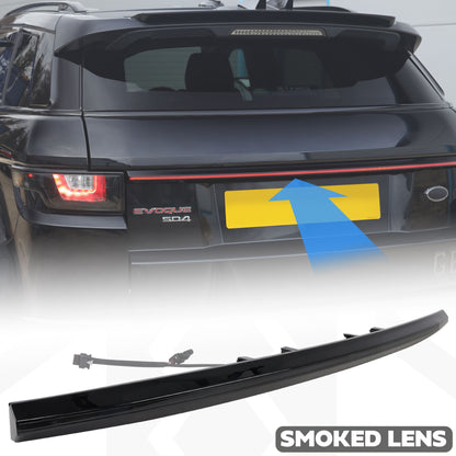 Rear Tailgate LED Lightbar for Range Rover Evoque (2011-18) - SMOKED Lens