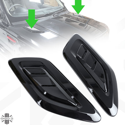 Bonnet Vents for Range Rover Sport L320 - All Gloss Black