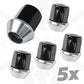 5x Black Alloy Wheel Nuts for Range Rover Evoque