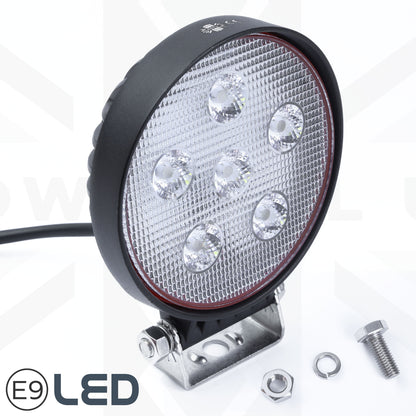 4.6" LED Round Work Light - 1pc