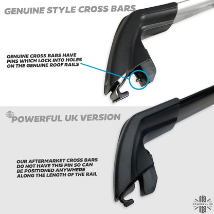 Locking Cross Bars - Black for Range Rover Evoque  2011-18