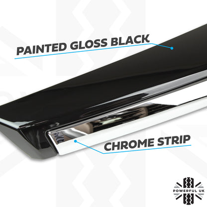 Tailgate Panel Kit - Gloss Black/Chrome - for Land Rover Freelander 2 2007-10