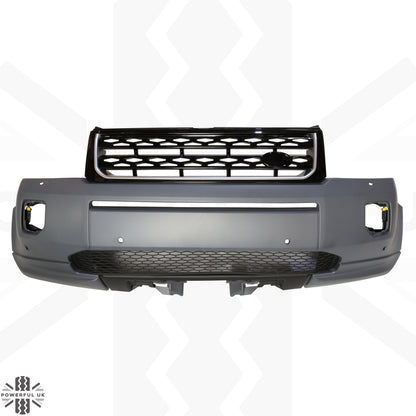 Front Bumper & Grille 2012 Facelift Style - Black grille - for Land Rover Freelander 2