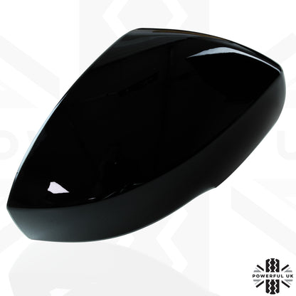 Top Half Mirror Covers - Stick on type for Range Rover L405  - Gloss Black