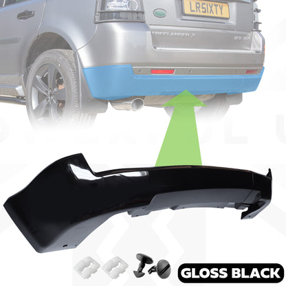 Dynamic Rear Bumper Valance for Land Rover Freelander 2 - Gloss Black