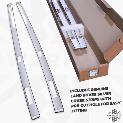 Roof Rails and Cover Strip Kit for Range Rover Sport L494 - Silver - Genuine