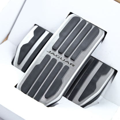 Foot Pedal Covers (With Logo) - Genuine - for Jaguar F-Pace