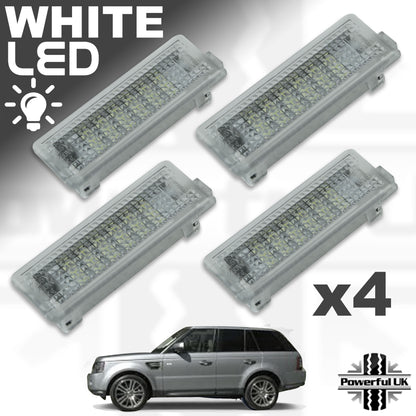 WHITE LED Door Courtesy Lights for Range Rover Sport L320 (4pc)