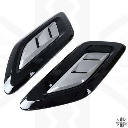 Bonnet Vents for Range Rover Sport L320 - Black & Grey