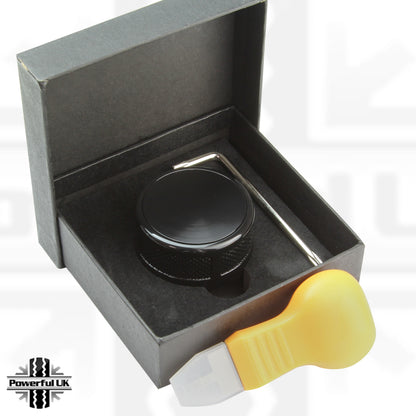 Rotary Gear Selector Knob - Black - for Jaguar XF