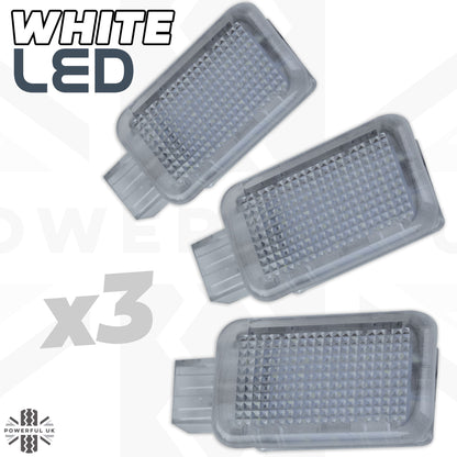 WHITE LED interior boot lamp upgrade for Range Rover L405  (3pc)