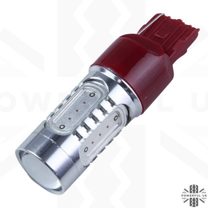 Red LED Bulb (T20) - for Rear Fog Lamps - PAIR