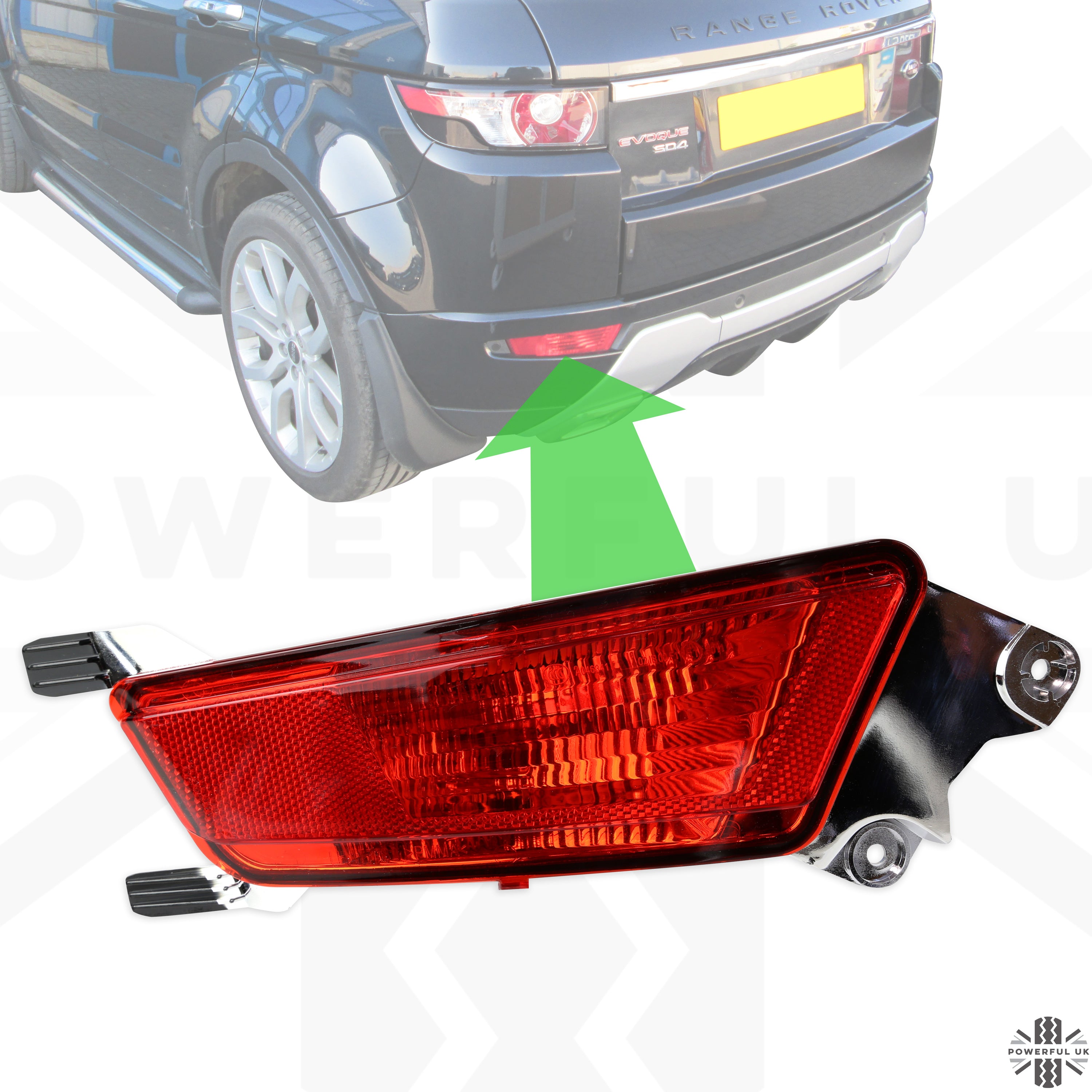 Rear Bumper Fog Lamp for Range Rover L538 - LEFT LH – Powerful UK