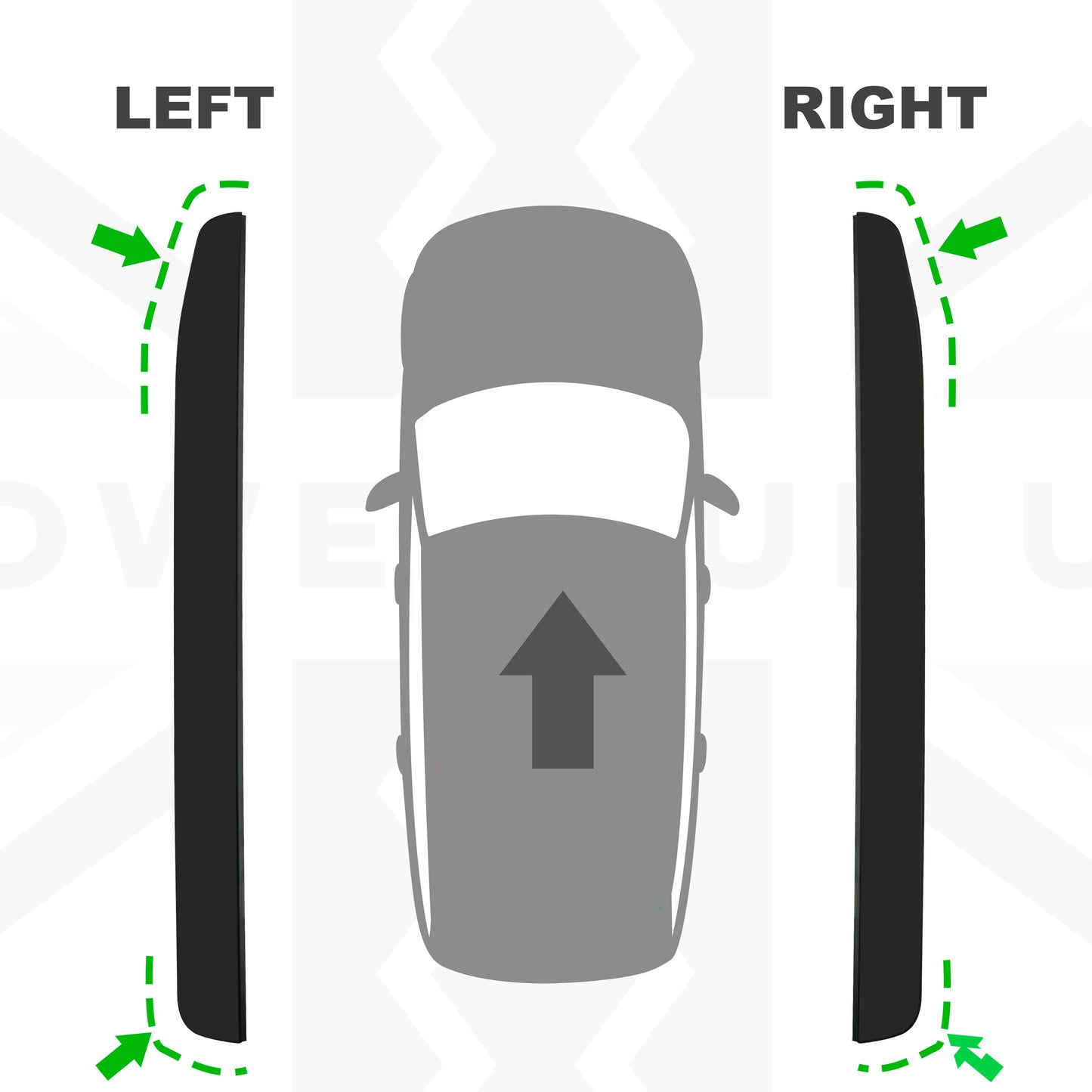 Side Step LH ONLY (no brackets) for Land Rover Discovery 5