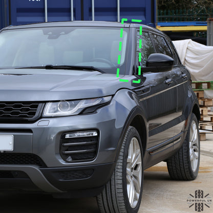 Aftermarket A Pillar Finisher in Gloss Black for Range Rover Evoque 1 '5 Door' (2011-18) - LEFT