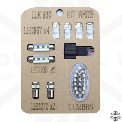 LED Interior Light kit in White for Land Rover Freelander 2 (Map Light Version)