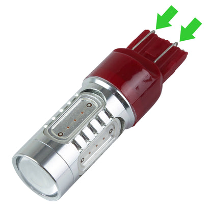 Red LED Bulb (T20) - Dual Function Stop/Tail - PAIR