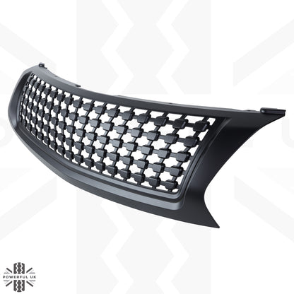 Mesh Front Grille - Matt Black - for Mitsubishi L200 2016-2018