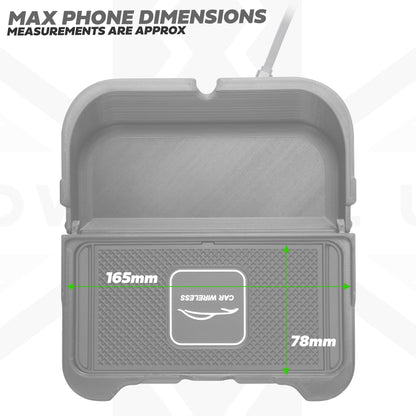 Cubby Box Wireless Phone Charging Kit for Land Rover Discovery 3/4 (No Fridge)