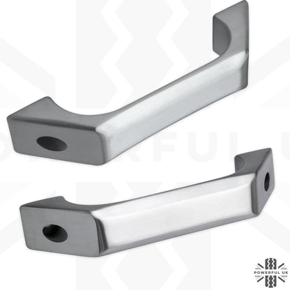 Interior Door Handles - Brushed Stainless Steel - for Land Rover Defender