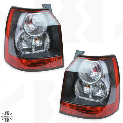 Rear Light Assembly for Freelander 2 (2010-12) Clear Brake Lens - Pair