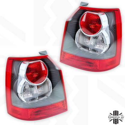 Rear Light Assembly for Freelander 2 (2007-10) Red Brake Lens - Pair