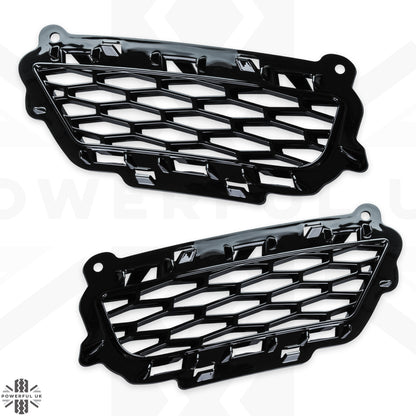 Front Bumper Lower Vents - Gloss Black for Range Rover Evoque 2016-19