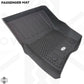 Rubber Floor Mat Set - Genuine - for Land Rover Defender L663(130 models WITH 3rd row seats) - RHD