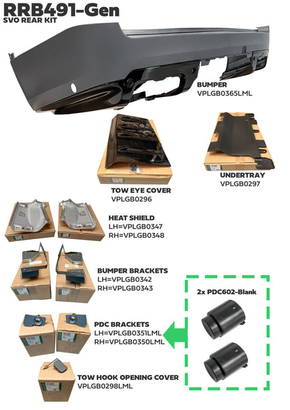 Genuine SVO Rear Bumper Kit for Range Rover L405