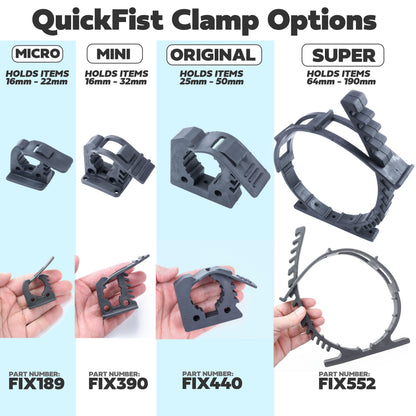 2x QuickFist Original Clamps