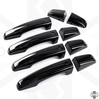 'Autobiography Style' Door Handles Skins in Black for Range Rover Evoque