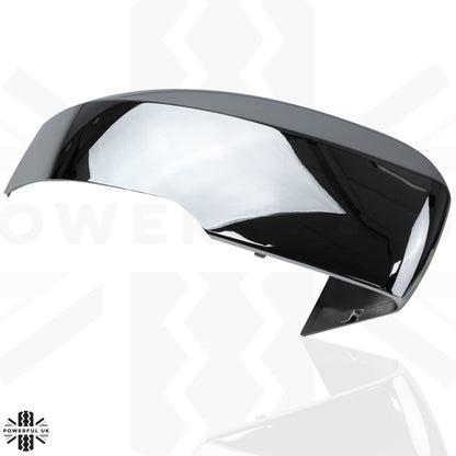 Genuine Mirror Covers - Top Half Caps for Range Rover L405  - Chrome