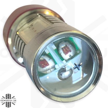 White LED Bulb (T20) - Single Function Reverse/DRL - PAIR