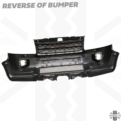 Front Bumper & Grille 2012 Facelift Style - Black grille - for Land Rover Freelander 2