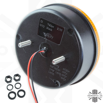 LED Round Indicator Lights 90/95mm - Pair