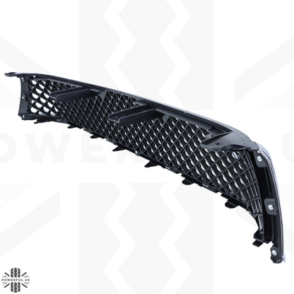 Front Grille - Gloss Black Mesh + Chrome - for Toyota Hilux Mk8 Revo (2016-20)