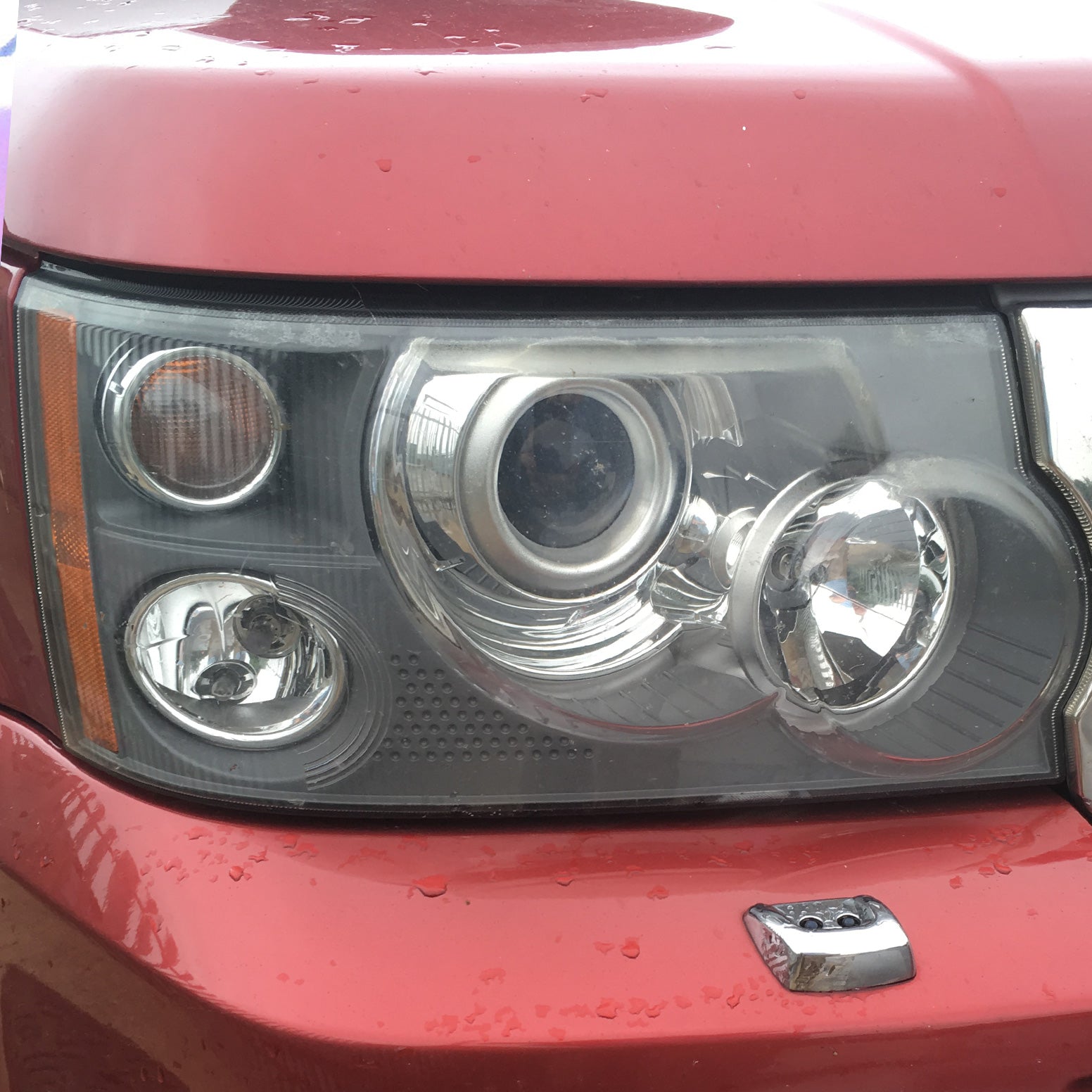 2006 range rover headlight deals lens replacement