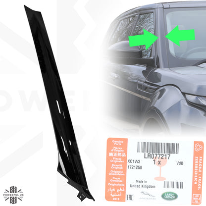 Genuine A Pillar Finisher in Gloss Black for Range Rover Evoque 1 '5 Door' (2011-18) - RIGHT